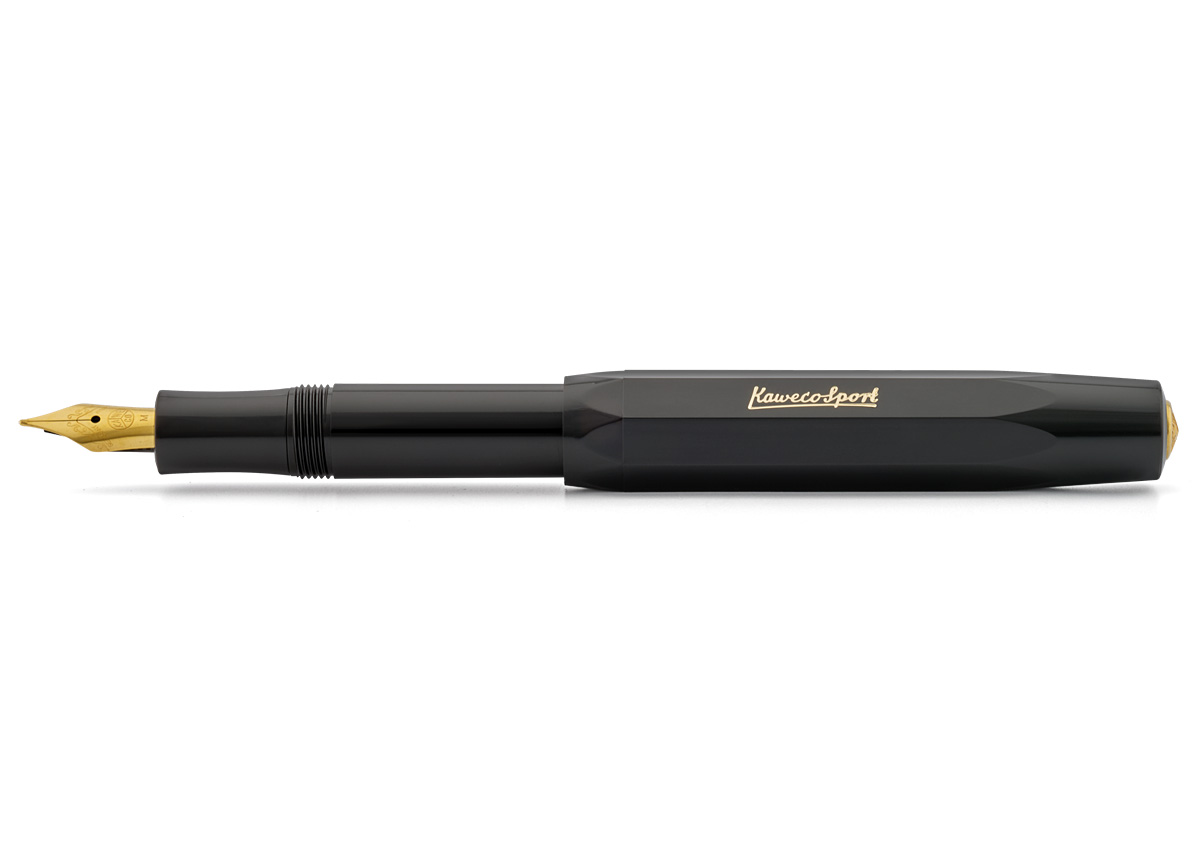 KAWECO CLASSIC SPORT FOUNTAIN PEN BLACK M 0000 